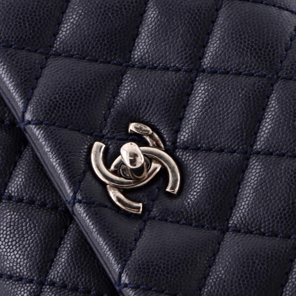 Chanel Coco Top Handle Bag Quilted #238275C47B - Picture 7 of 8